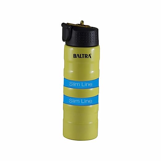 BALTRA Rigid Thermosteel Hot and Cold Water Bottle Stainless Steel Sports Vacuum Flask 650ml, green BALTRA Rigid Thermosteel Hot and Cold Water Bottle Stainless Steel Sports Vacuum Flask 650ml, green